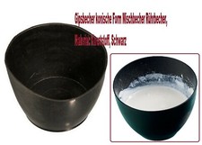 Gipsbecher konische Form Mischbecher Rührbecher, Material: Kunststoff, Schwarz