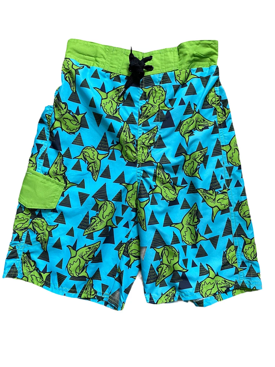 Short De Bain Joe Boxer Enfant - Océan - Taille 8 - Occasion Très Bon état