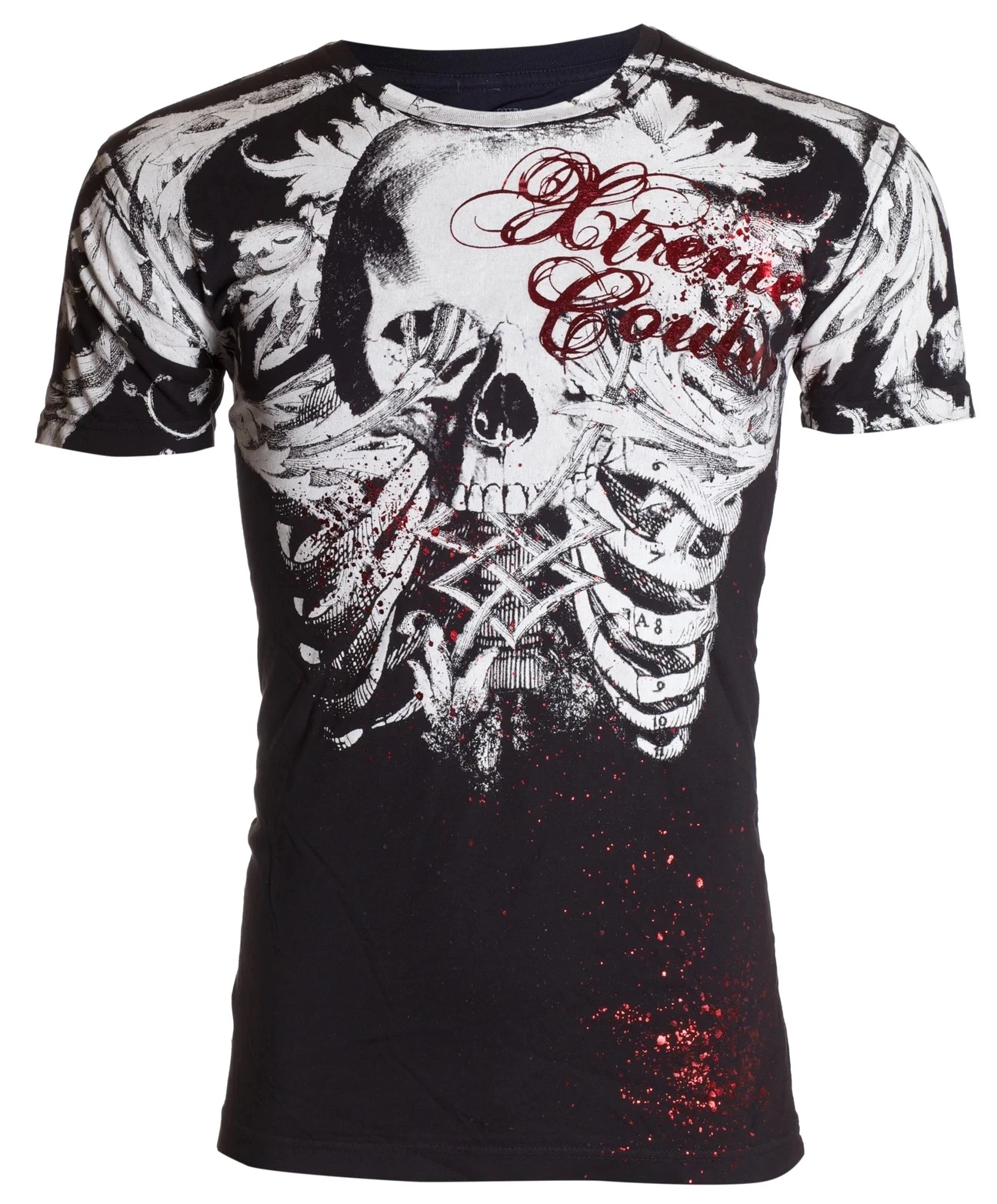 Xtreme Couture Affliction Mens T-Shirt PERSIMMON Skull Black Biker S-3XL $40
Opens in a new window o