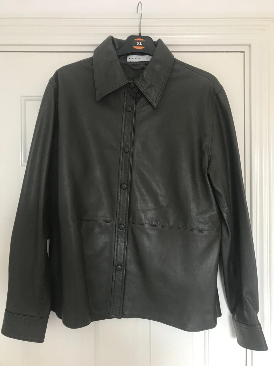 Warehouse hotsell leather shirt