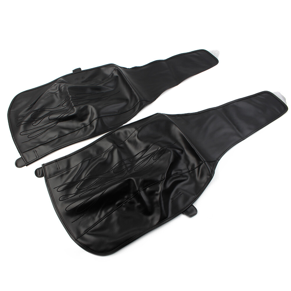 Harley Tri Glide Fender Bra Pu Leather Flame Protection PU Leather Flame  Rear Fender Bra For Harley Tri Glide \u0026 Street Glide Trike Models Rear Fender  Bra Set, image size:1001x1001