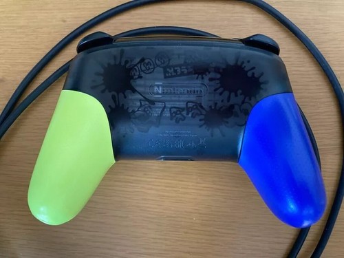 Nintendo Switch Pro Controller Splatoon 3 Edition Usado Muy Bueno de Japón - Imagen 3 de 3
