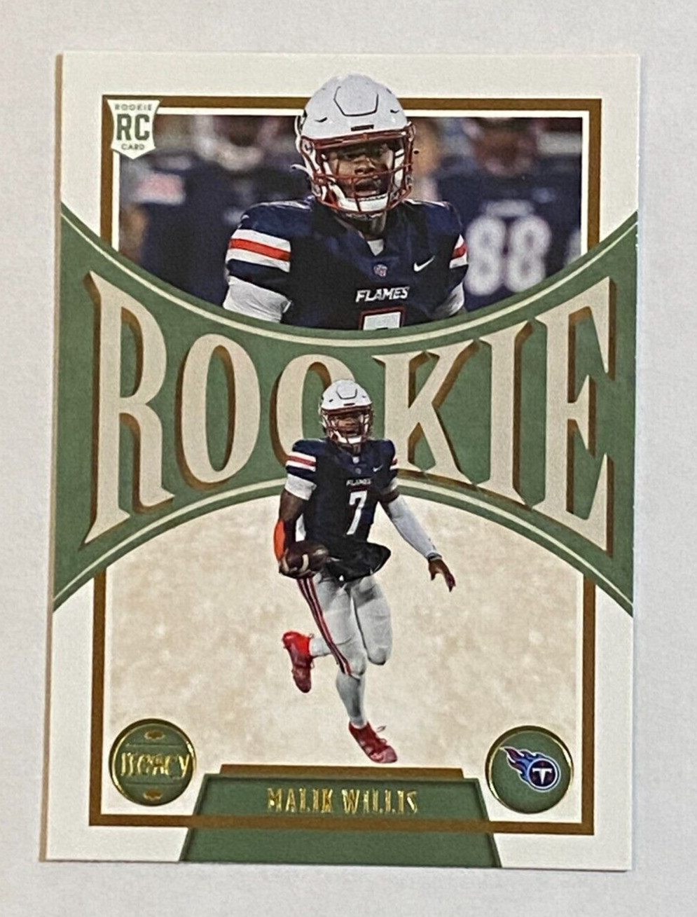 2022 Panini Legacy Rookie Card #143 Malik Willis Tennessee Titans