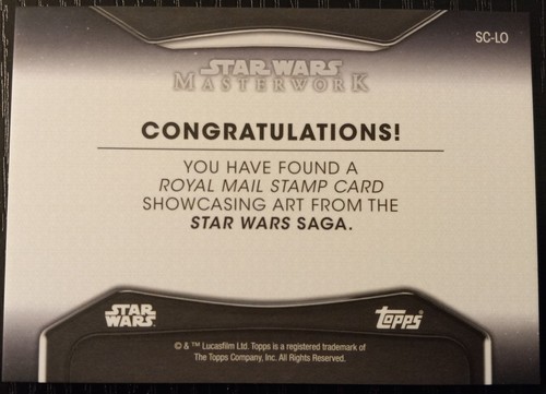 Princess Leia Organa 2021 Star Wars Masterwork Royal Stamp Speeder Bikes SC-LO - Picture 2 of 2