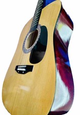 *mint* Burswood Acoustic 6-string Guitar W/nwt Road Runner Padded Storage Case