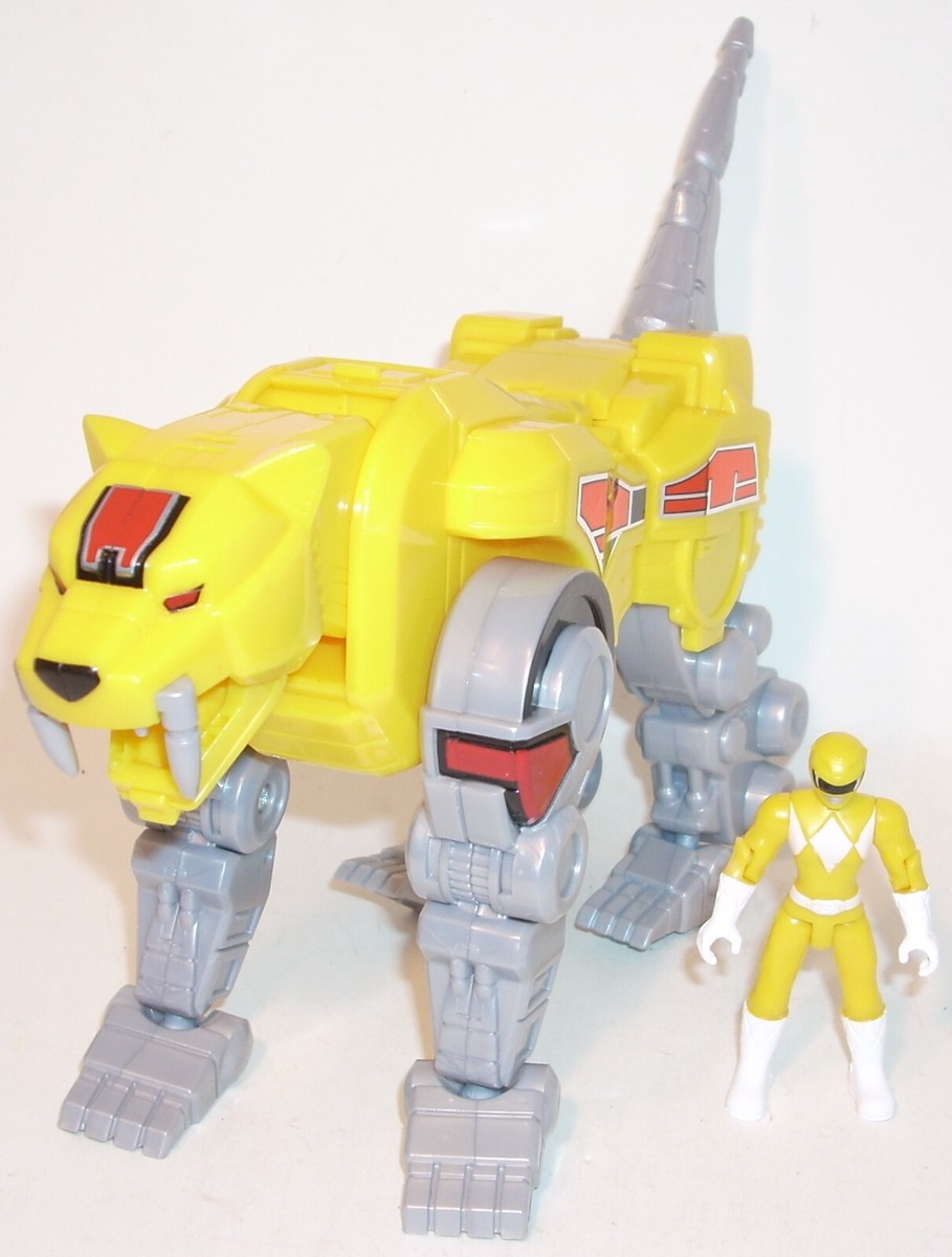 Power Rangers Legacy Collection SABERTOOTH TIGER ZORD w/ Yellow