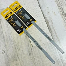 2 Pack - Stanley 15-802A Hacksaw Blade 32T X 10 INCH High Speed Steel Flexible 