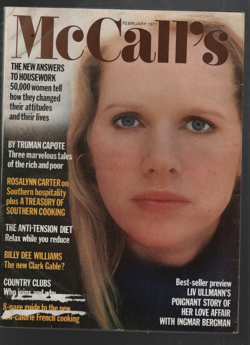 McCall's February 1977 Liv Ullmann Ingmar Bergmann 071322EBNON | eBay
