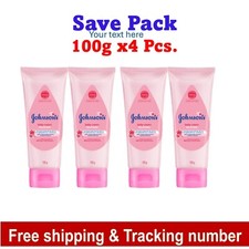 4x Johnson's Baby Cream Face Body Moisturizing Smooth Skin Nourish Gentle 100g