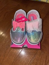 SKECHERS BITTY BOW GLAM TODDLER SHOES