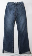 Frame Women's Le High Waist Straight Leg Jeans BE5 Crafty Cascade Size 25