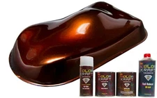 Color Kraft Beever Brown Kandy Quart Kit with Basecoat Activator and Reducer 