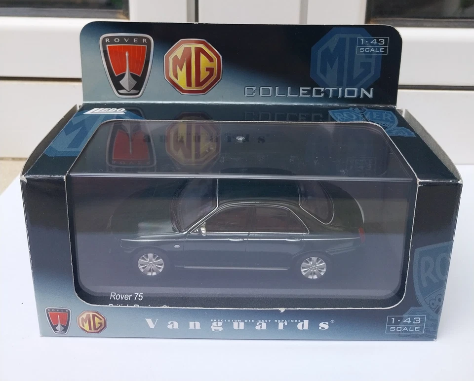 Rover 75 super berline green brg Vanguards VA09200 MIB 1:43 mg jaguar vauxhall - Imagen 4 de 4