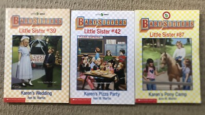 Babysitters Club Little Sister Karen #39 42 87 Pizza Party Wedding Pony Club | eBay Australia