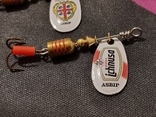  Lotto 4 CUCCHIAINI PESCA  SPINNING SARDEGNA BIRRA ICHNUSA (Modello Mepps)