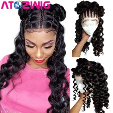 Pre Plucked Full Lace Wigs Loose Deep Curly 100 Human Hair Wig Natural Glueless