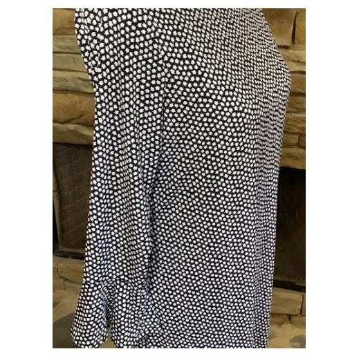 Abito Michael Kors nero bianco elasticizzato manica lunga cambio taglia M