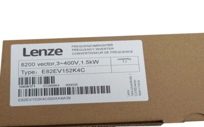 E82EV152_4C New Sealed Lenze Frequency Inverter E82EV152K4C