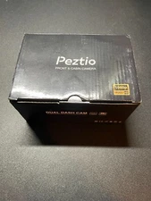 Peztio Dual Dash Camera. 1080p FULL HD in black color. Never used. New!!!