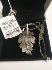 PANDORA 398254 - 70cm EICHENBLATT HALSKETTE NEU ORIGINAL