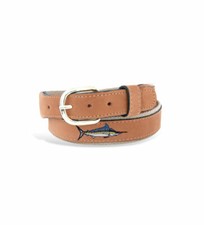 Zep Pro Leather Embroidered Marlin Belt Belt Sizes 32 , 44 or 46
