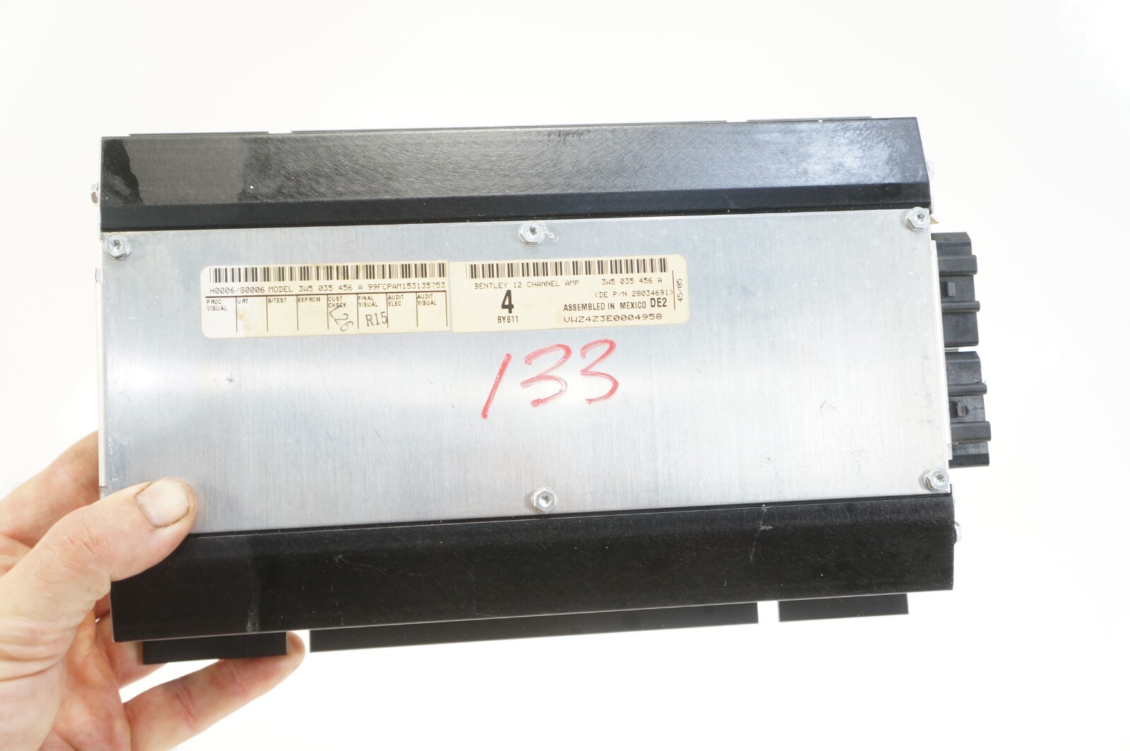 06-2008 Bentley Continental Flying Spur Audio Sound System Amplifier Amp OEM