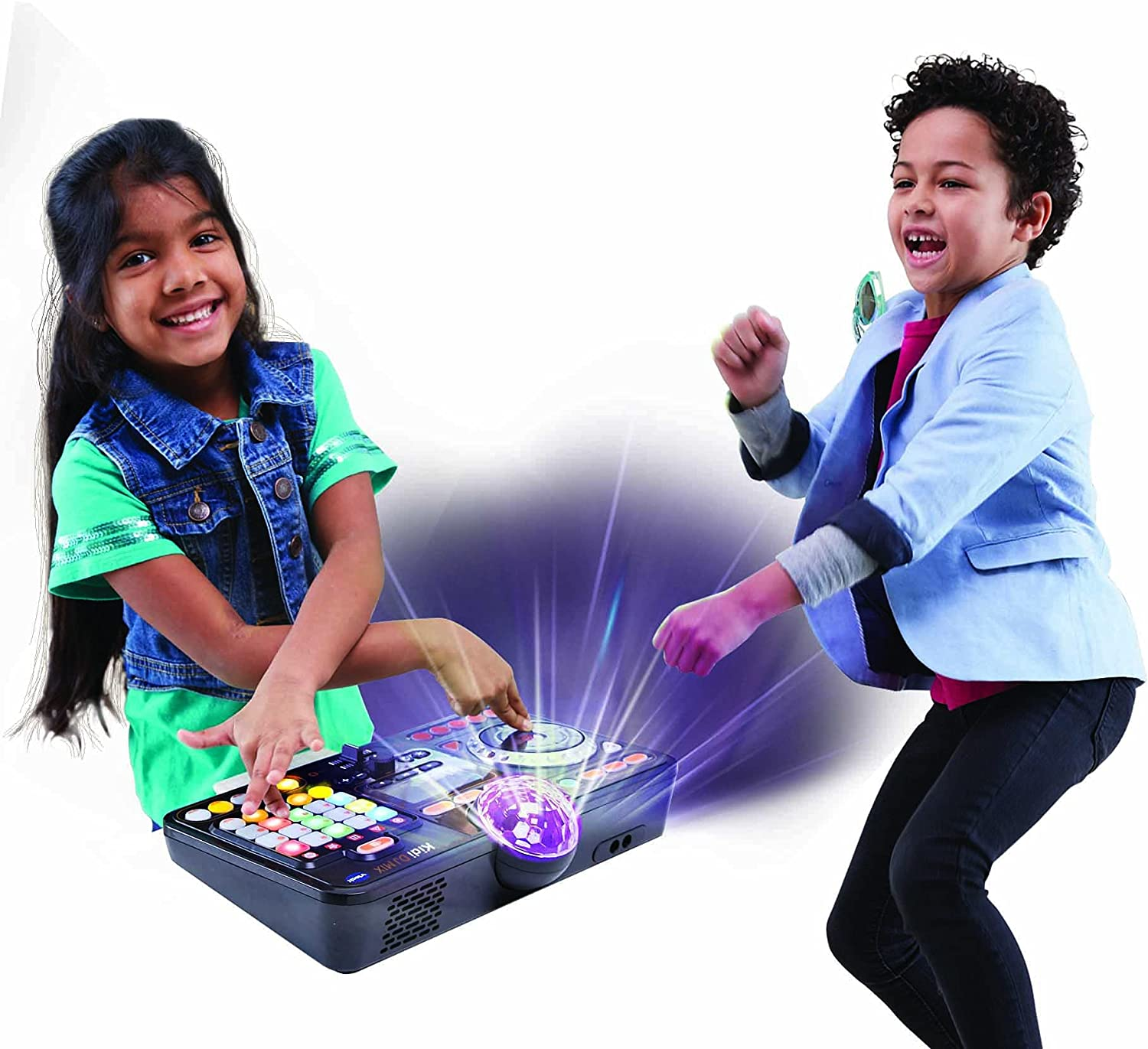 Vtech Kidi DJ Mix (Black), Toy DJ Mixer for Kids with 15 Tracks and 4