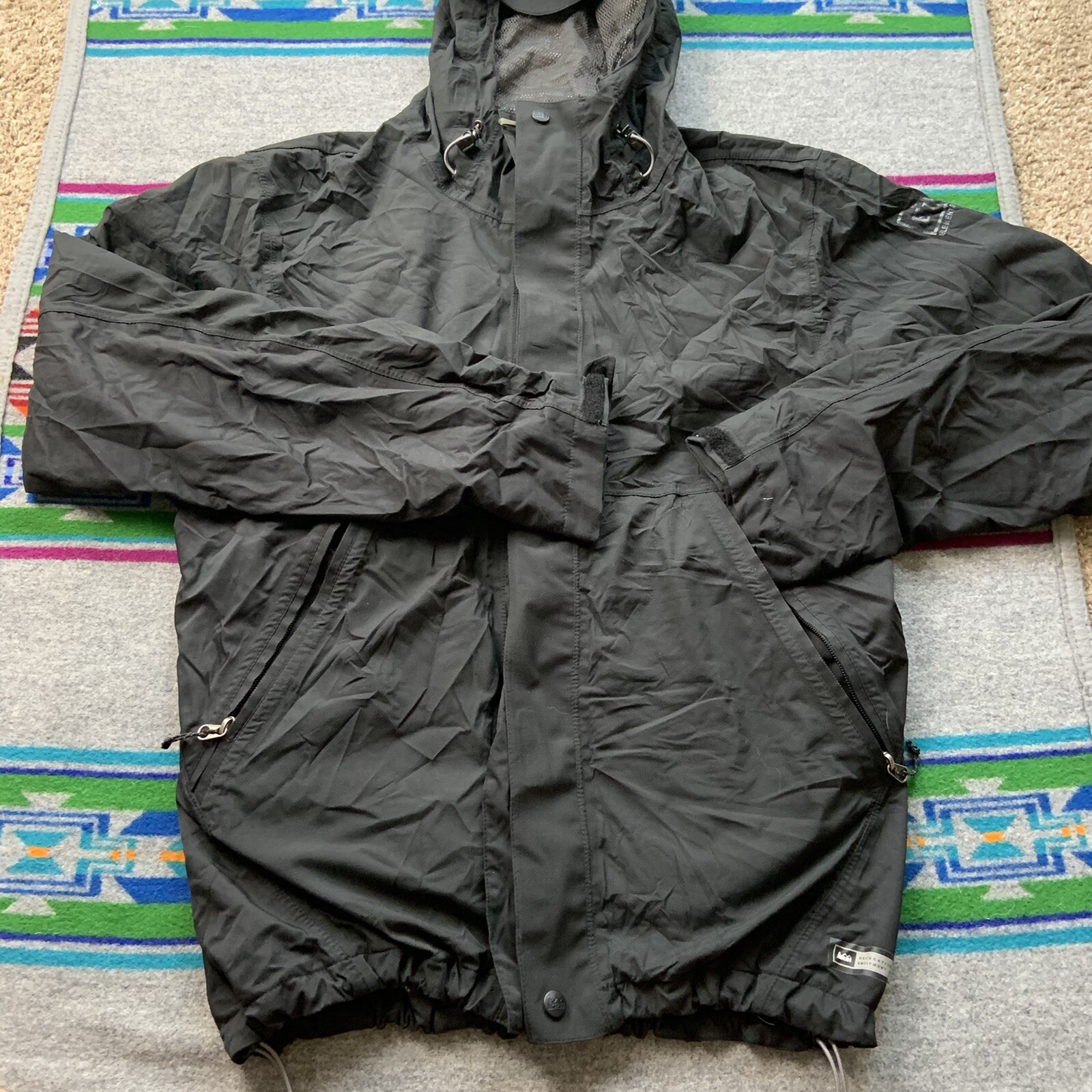REI E1 Elements Outdoor Rain Jacket 