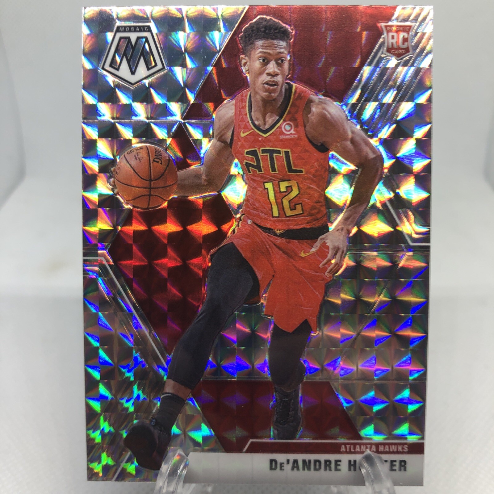 2019-20 Panini Mosaic Rookies Silver Prizm De'Andre Hunter #239 Rookie RC Card