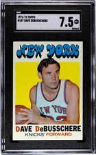 1971-72 Topps Basketball Card #107 Dave DeBusschere SGC 7.5 NM+