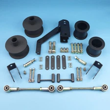 2.5" Front 2" Rear Lift Kit+Track Drop/Sway Bar Wrangler 2007-2018 JK Steel