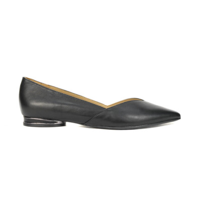 Naturalizer Havana Black Leather Flats H1832L5002 Australia