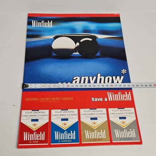 Winfield Cigarette Tobacco POS Shop Counter Display Cardboard AC48 - Picture 7 of 9