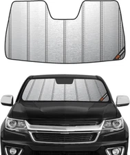 Windshield Sun Shade for 2015-2022-silver-metallic-2015-2022 Colorado/Canyon
