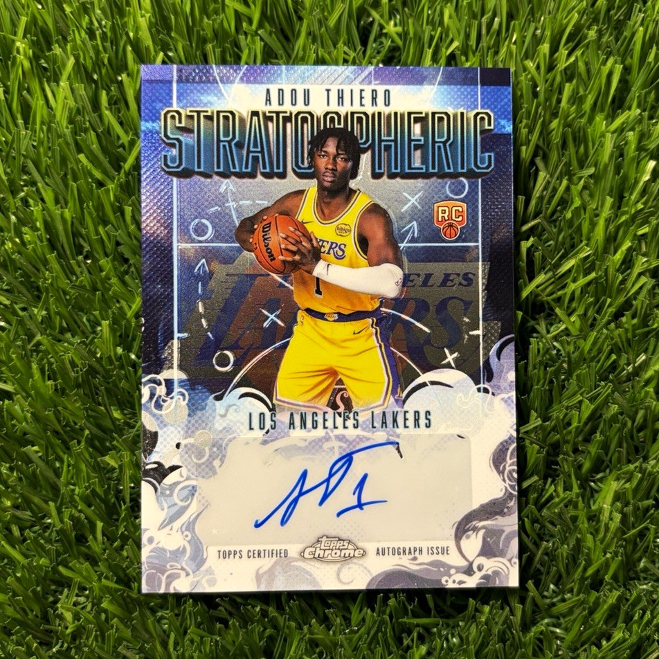 2025-26 Topps Chrome Adou Thiero Stratospheric Signatures RC Auto #SMR-AT