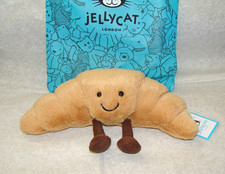 AUTHENTIC Jellycat Small Amuseables Croissant Plush NWT Dust Bag FAST SHIP