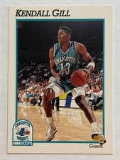 1991-92 NBA Hoops #21 Kendall Gill Charlotte Hornets