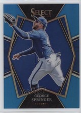 2022 Panini Select Premier Level Light Blue Prizm /149 George Springer #164 0ud4