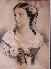 Lithograph Bernard Romain Julien After Joseph Brochart Pub. Paris Delarue London