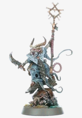 Warhammer Fantasy Age of Siegmar Grauer Prophet warlock Techniker Skaven