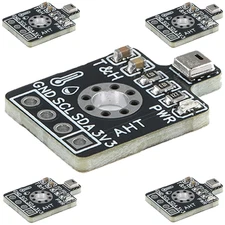 5Pcs AHT20 Precision Digital Temperature Humidity Sensor Measurement Module I2C