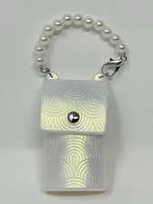 BATH BODY WORKS POCKETBAC HOLDER HAND SANITIZER White Pearl Seashell