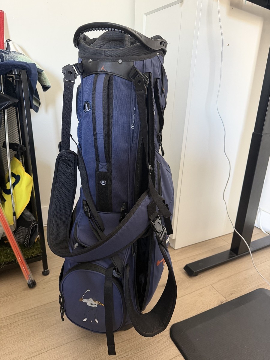 RARE Jordan x Eastside Golf 14-Way Stand Bag + Rain Hood | eBay