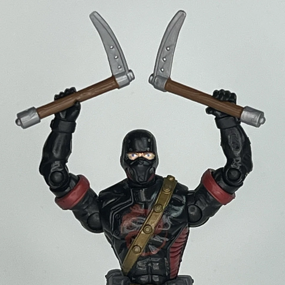 "Figura completa GI Joe Black Dragon Ninja v2 2005 1:18 3-3/4"" a 4"" Cobra" Foto 3 de 4
