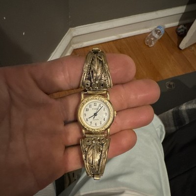 Vintage Open Face Pocket Watch White Dial Roman Numerals Silver Tone Manual