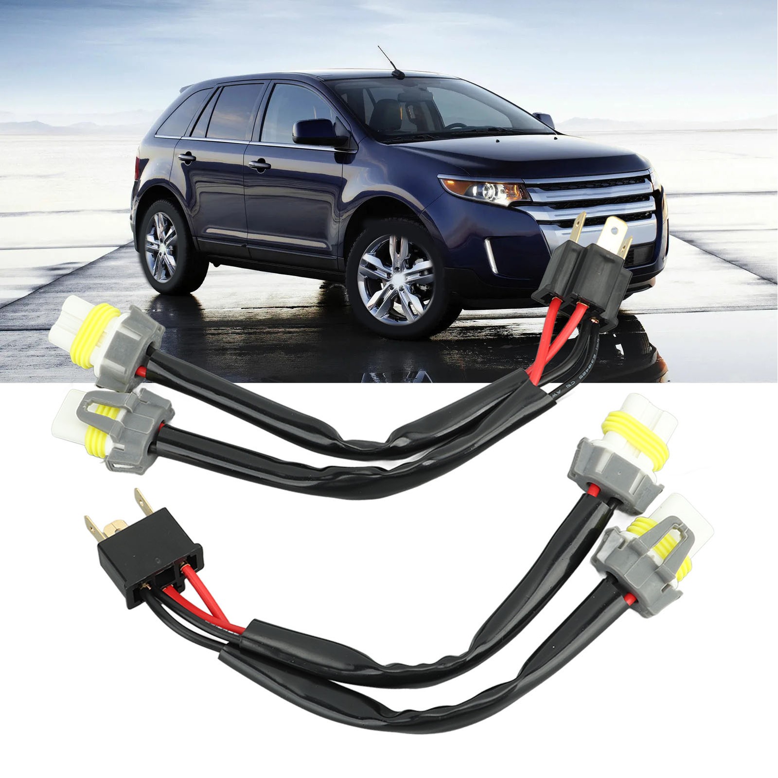 Headlight Splitter Wire Male H4 9003-9005 9006 Female Conversion Wire Harness