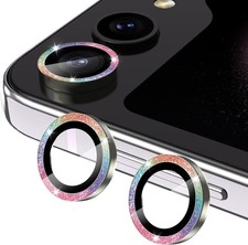 Camera Lens Screen Protector for Samsung Galaxy Z Flip 5, Glitter Multi-Coloured