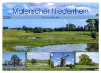 Malerischer Niederrhein (Wandkalender 2026 DIN A4 Quer), Calvendo Monatskalender