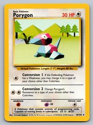Porygon 39/102 Base Set Uncommon
