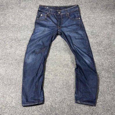 G-Star RAW Arc 3D Slim Jeans Mens 31x30 Dark Wash Blue Tapered Denim Pants
